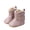 Pink, variant on Leather Western Boots Cowboy Bootie Soft Sole Nonslip Crib Shoes For Baby Toddler Girls Boys Baby Rain Bootsâ 12-15 Mouths