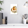thumbnail image 3 of Elephant Stock Guinea Pig Wall Art - Vertical Canvas Wall Art - Living Room Wall Decor - Animal Canvas - Beige And Orange Decor - 8" x 12", 3 of 8