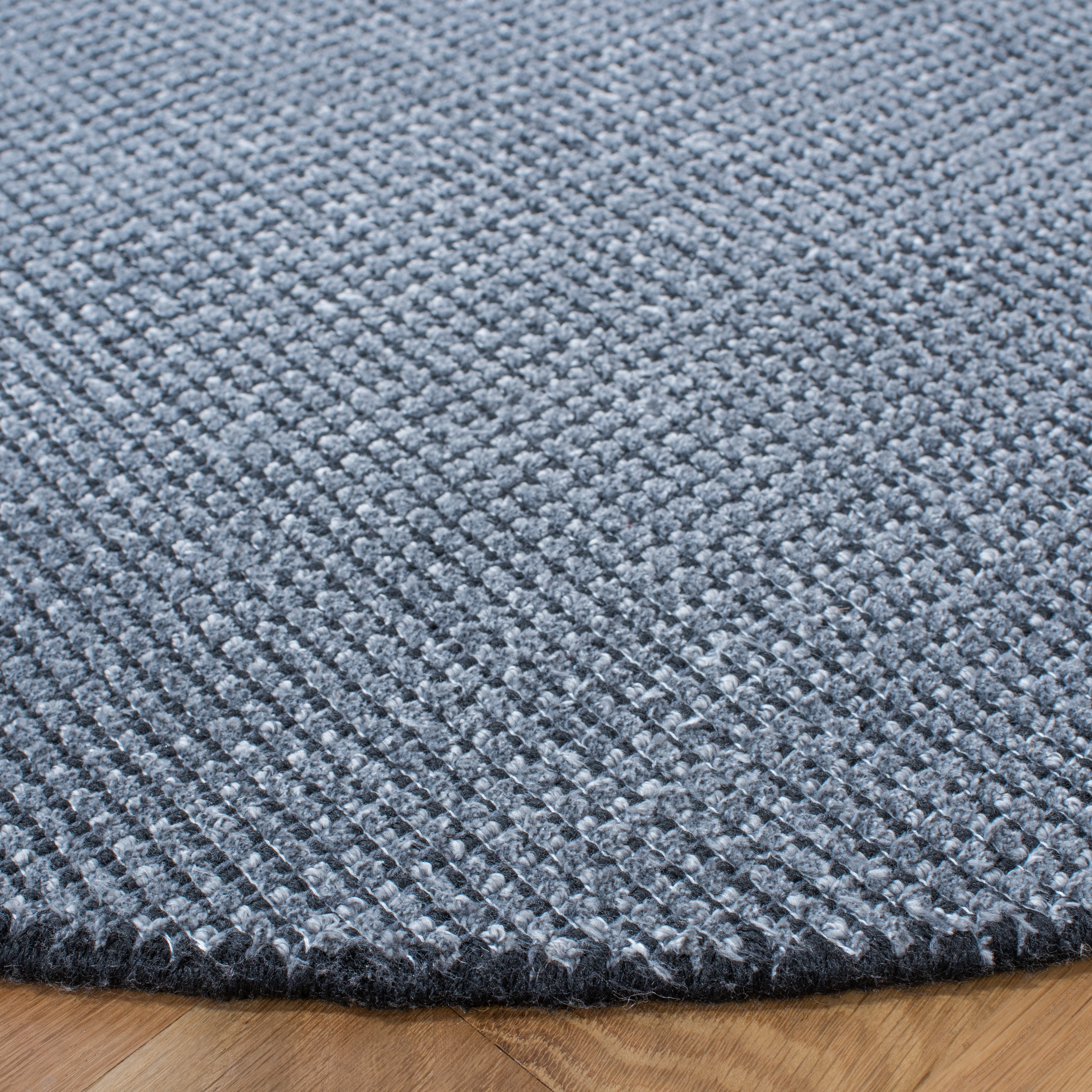 SAFAVIEH Classic Vintage Blanca Distressed Area Rug, Dark Grey, 6' x 6' Round