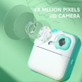 thumbnail image 3 of Cámara Digital para Niños Cámara Instantánea con Impresión de Vídeo para Niños Mini Impresora Térmica Regalo de Cumpleaños Juguetes para Niñas y Niños-Azul, 3 of 5