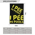 thumbnail image 3 of I Pee In Pools Logo Garden Flag 12.5 X 18 Inch Double Sided, Decorative Flag Balcony Courtyard Indoor Welcome Garden Flag, 3 of 5