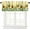 Style-3, variant on Sunflower Valance Curtains Spring Beautiful Floral Bright Yellow White Buffalo Check Plaid Colorful Rustic Rod Pocket Curtain Valance for Kitchen Bedroom Living Room Decor 1 Panel W54xL18 Inch