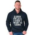 thumbnail image 5 of I Didn't Want to Come Introvert Funny Unisex Plus Size Hoodie Brisco Brands 2X, 5 of 6