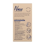 Nair Hair Remover Face Cream, Moisturizing Formula Hair Removal with Sweet Almond Oil, 2 oz