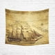 thumbnail image 1 of Tapiz de pared ABPHQTO Mapas del viejo mundo mapa barco 128x150 cm, 1 of 2