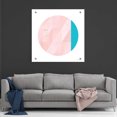 thumbnail image 7 of Epic Art 'Pink Marble Circle II' by Seven Trees Design, Acrylic Glass Wall Art, 36"x36", 7 of 7