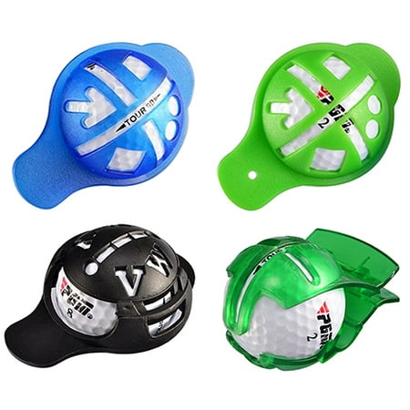 

NUZYZ Golf Ball Line Clip Liner Marker Pen Template Alignment Marks Tool Putting Aids