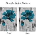 thumbnail image 3 of GZHJMY Garden Flag Double Sided Blue Gray Flower Art, Fade Resistant Yard Flag Durable Banner Indoor Outdoor Home Decor 28x40 Inch Yard Flags, 3 of 7