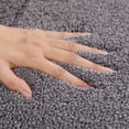 thumbnail image 4 of 50*80cm Bath Rugs 2pcs Set Made of 100% Polyester Extra Soft and Non Slip Bathroom Mats Specialized in Machine Washable and Water Absorbent Shower Mat,Sky Blue, 4 of 6