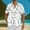 White, variant on Dzypnd Men's Big & Tall Short Sleeve Hawaiian T-Shirts Novelty Tropical Printed Summer Button-Down Shirts Casual Blouses Tops 2X 3X 4X