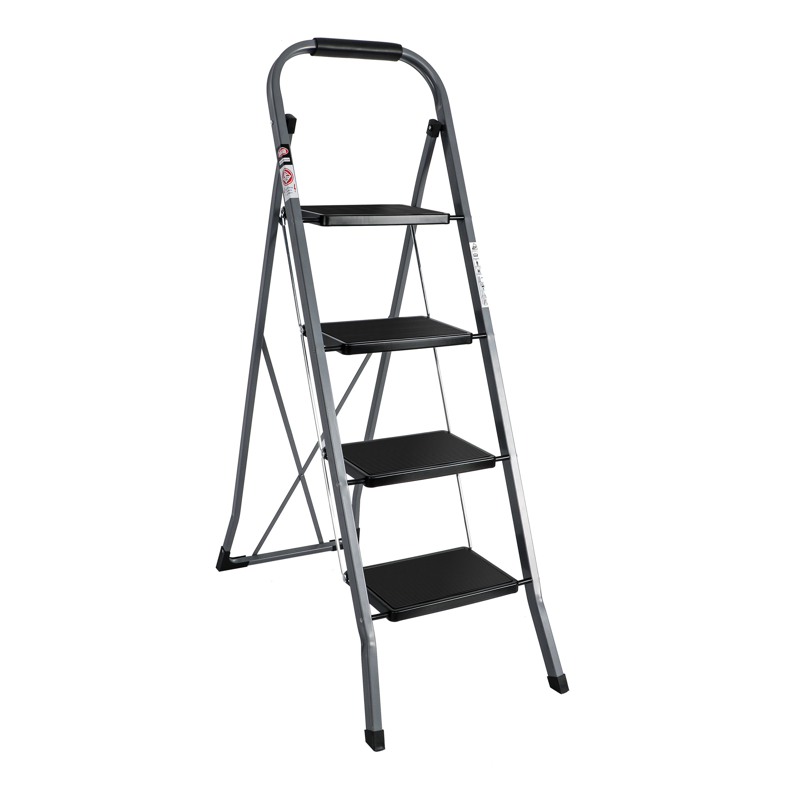 EFINE NO4 Step Ladder Slim Folding Step Stool Holding up to 330lbs. 