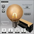 thumbnail image 3 of Wintergreen Lighting G50 Shatterproof FlexFilament Warm White LED Pathway Light Kit, 25 Lights, 25 ft, 3 of 7