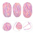 thumbnail image 3 of 3 Paquets de Fil de Coton Coloré Fil Pratique pour Tricot à la Main Fil pour Crochet Foulard, 3 of 9