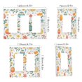 thumbnail image 2 of Yayeee Rocker Switch Wall Plate 1-Gang 4.6"x2.9" Home Decorative Outlet Cover, Floral Easter Eggs, 2 of 6