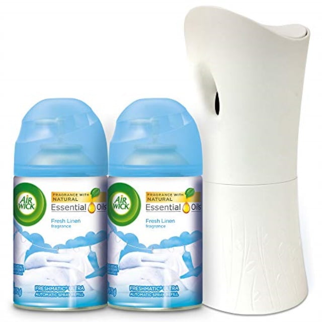Air Wick Freshmatic Automatic Spray Kit Dispenser, (Gadget + 2 Refills