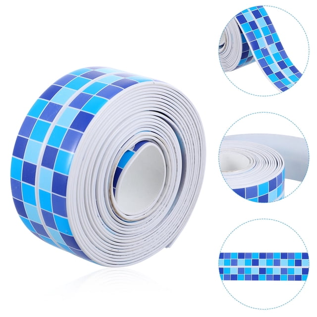 IFANLANDOR 1 Roll Floor Sealing Strip Waterproof PVC Assorted Color for Home Improvement