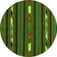 thumbnail image 1 of Ahgly Company Indoor Round Oriental Green Traditional Area Rugs, 8' Round, 1 of 1