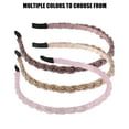 thumbnail image 6 of Unique Bargains 1 Pc Beaded Hair Hoop Headband Hairband for Women Purple 0.43 Inch Wide, 6 of 7