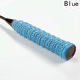 thumbnail image 1 of 1Pcs Anti-slip Sweatband Badminton Grip Tennis Overgrip Sport Tape Windings Over For Fishing Rod Squash padel Racket blue, 1 of 6