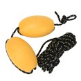 thumbnail image 3 of Kayak Floating Ball, Lightweight Compact Kayak Buoy, For Fishing Drift Double Ball Yellow Black Rope, 3 of 8