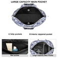 thumbnail image 2 of Flower Women's Large Weekend Travel Bag Moving Canvas Handbag Thick Double Layer Beach Weekend Travel Unisex Hospital Maternity Delivery with Toiletry Waterproof, 2 of 5