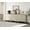Dark Beige Linen, variant on WAMPAT Sideboards Buffet Cabinet, 3-in-1 Wood Wide Credenza Storage Cabinet with 4 Doors and 3 Drawers, Modern Kitchen Coffee Bar Table with Storage for Living Room Dining Room, Oak Brown