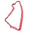 thumbnail image 2 of Monument Industrial Supply 10' Red Endless Round Polyester Lifting Sling, USA Made, Approx Diam 1.30, Vertical 13,200, Choke 10,560, Basket 26,400, Weight .7, Width at 2 1/4" (10 Feet), 2 of 3