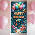 thumbnail image 7 of Colorful Design Birthday Banner Decorative Fish Themed Party Backdrop for Kids Celebration Underwater Decoration Photo Prop, 7 of 7