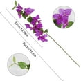 thumbnail image 3 of Bougainvillea Artificial Silk Branches Fake Stems Faux Flower Vines Floral Arrangements, For Home Decor Wedding Table Centerpieces, 1Pcs, 3 of 4