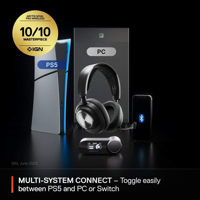 SteelSeries Arctis Nova Pro Wireless Gaming Headset - Hi-Fi