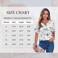thumbnail image 2 of SWQZVT Womens Summer Tops Casual Short Sleeve V Neck Shirts Business Dressy Work Blouses, 2 of 6