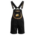 thumbnail image 2 of XIAONU Print Short Overalls for Men Adjustable Straps Casual Wear Overalls, 2 of 4