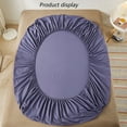 thumbnail image 4 of Cotton Fitted Sheet - Single Fitted Deep Pocket Sheet - Fits Mattress - One Fitted Sheet Only, 4 of 5