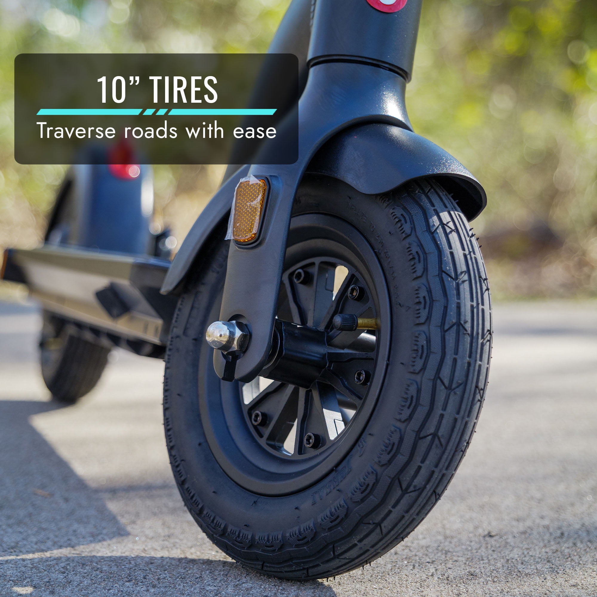 GOTRAX G4 PRO Adult Electric Scooter with 10"solid tires, 36V 10.4Ah, 20mph, 25mile Range, 264 lbs Max Load, Cyan