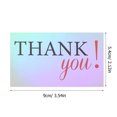 thumbnail image 2 of HOOWIFFY 120Pcs Elegant Thank You Cards Rectangular Shape Silver Paper for Business Use and Office, 2 of 5