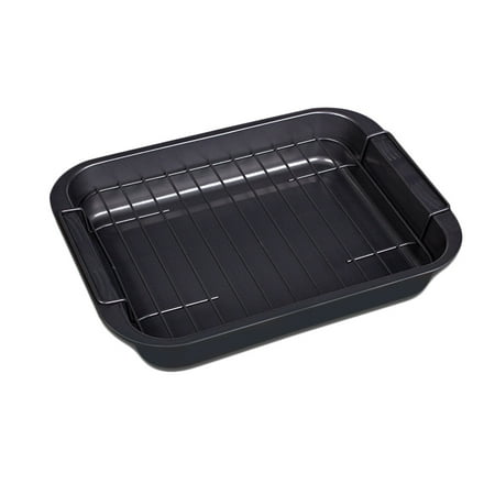 

DESTYER Rectangular Baking Tray with Cooling Rack Non-stick Cakes Bread Pizza Cookies Pans