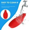 thumbnail image 5 of Cutlery Spoon Holder Home Rest Utensils Storage Rack Silica Gel Chopstick 4 Pcs Red, 5 of 6