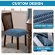 thumbnail image 5 of 6pc Funda De Asiento Para Silla De Comedor Fundas De Asiento De Silla De Spandex Elástico Fundas De Cojín De Asiento De Silla Para Comedor Sillas De Cocina Asiento De Silla Lavable Extraíble C, 5 of 5