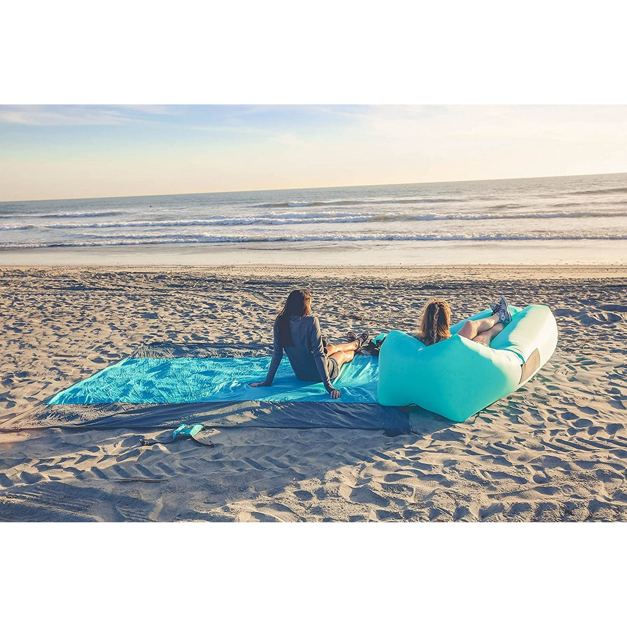Fast Inflatable Lounger Portable Outdoor Indoor Wind Bed Lounger