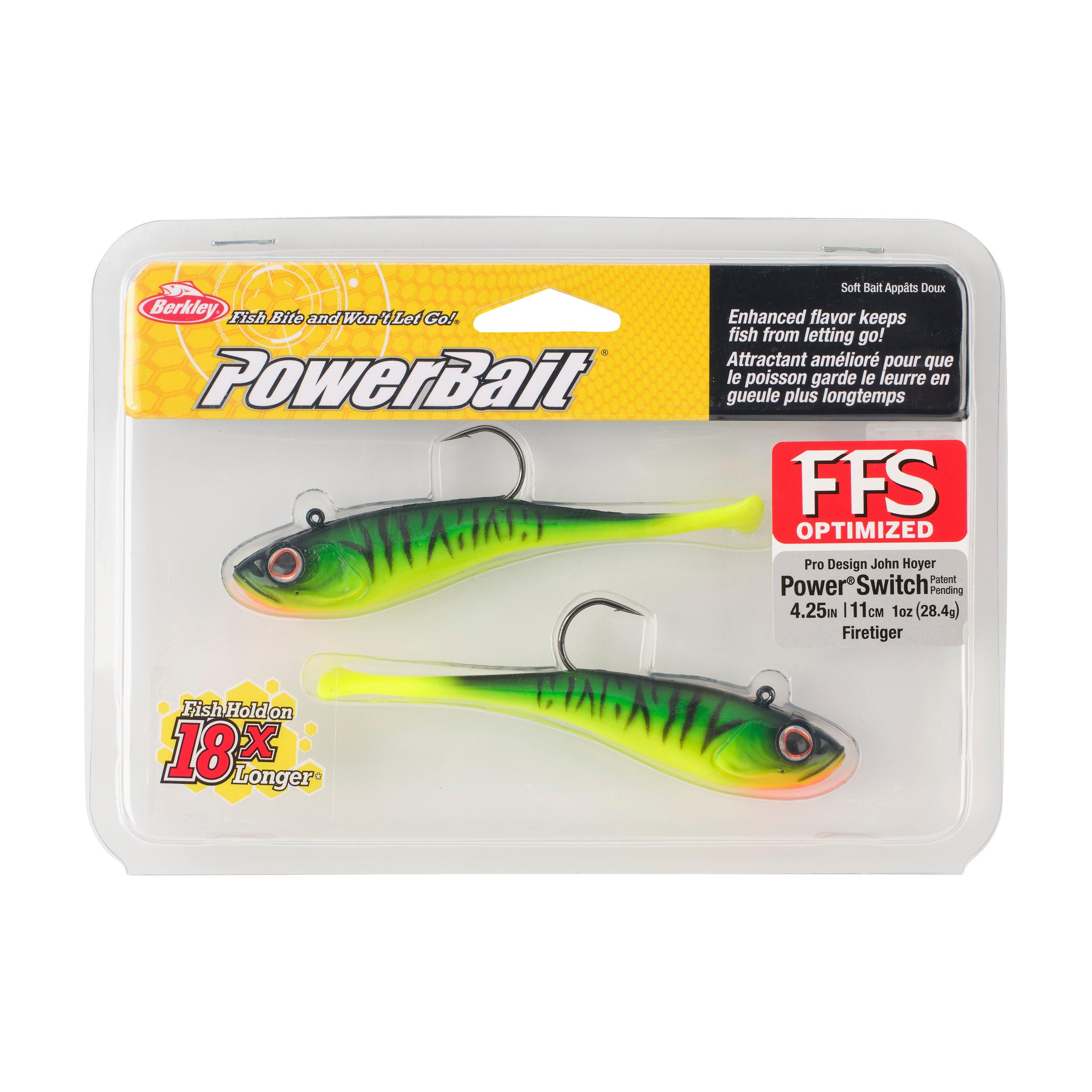 Berkley PowerBait® Power® Switch, 4.25 in, Firetiger