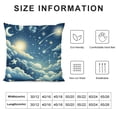 thumbnail image 6 of Acheng Home Satin Pillowcase for Hair Printed Sun Pillowcase Pillow Pillowcase, Super Soft Pillow Cover,Throw Pillow Covers Suitable for All Season Pillow Case for Living Room Bedroom Sofa,2 pcs White, 6 of 6