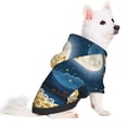 thumbnail image 2 of Balery Moonlit Golden Tree Peacock Sudadera con Capucha para Perros Pequeños – Ropa para Mascotas, Disfraz para Perros y Gatos, Ideal para Fiestas y Cosplay-X-Small, 2 of 7