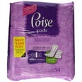 Kimberly Clark Poise Incontinence Pads, Moderate Absorbency, Long
