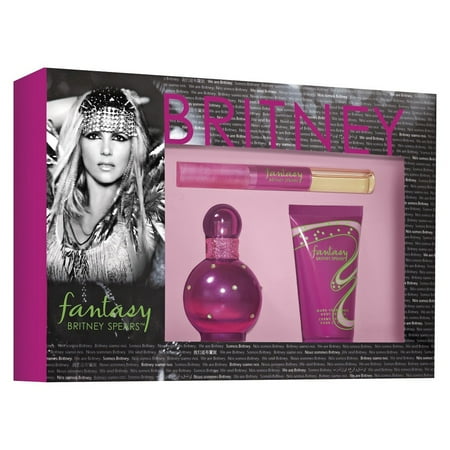 Britney Spears Fantasy, EDP 1.0 oz, Body Souffle 1.7oz, Lipgloss/Rollerball Duo