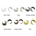 thumbnail image 4 of simhoa 10pcs Adjustable 3 Loops Blank s Base Settings Findings for Jewelry Making white, 4 of 8