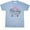 AE-Light Blue, variant on Inktastic Baby on Board with Arrow Pink Footprints and Hearts T-Shirt
