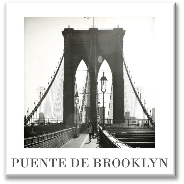 Cuadro Canva Listo Para Colgar Tipo Galería Brooklyn 40X40 cm