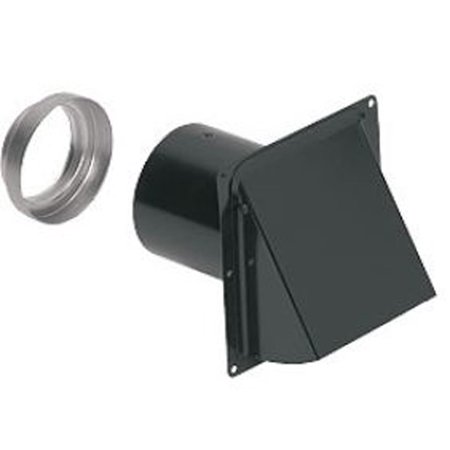 Black Duct - Broan Nutone Ventilation Cap 885BL Black