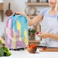 thumbnail image 3 of HELLHERO Blender Cover 1Set Blender Dust Cover Polyester Foldable for Home Kitchen Indoor Hand Strap Abstract Gradient, 3 of 6