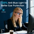 thumbnail image 4 of AI Smart Translation Glasses, Unisex 140+ Languages Bluetooth Glasses with Mic & Speakers, Auto-Connect Hall Switch, Blue Light Blocking for Indoor/Outdoor Use, 4 of 7